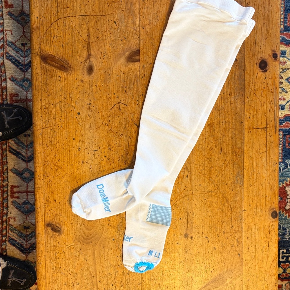 White Women’s Compression Socks - Comfortable Support